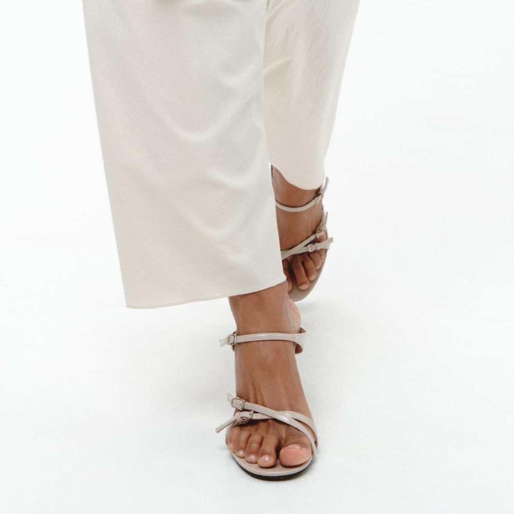 Zara heeled sandals with buckles